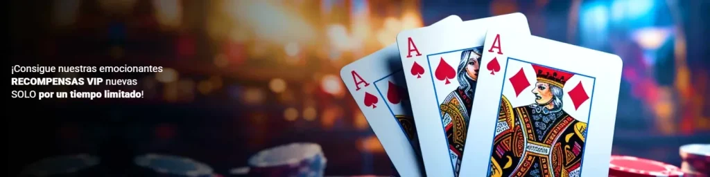 Trois As de Pique, Coeur et Carreau pour un jeu de cartes de Casino VIP