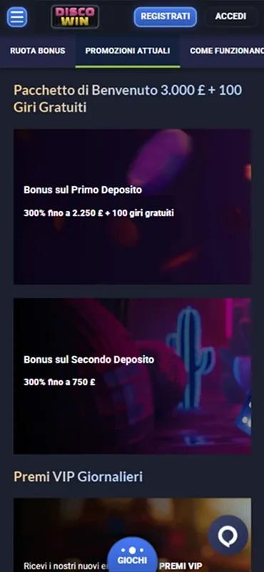 Disco Win Casino : bonus de bienvenue 3000£ et 100 tours gratuits
